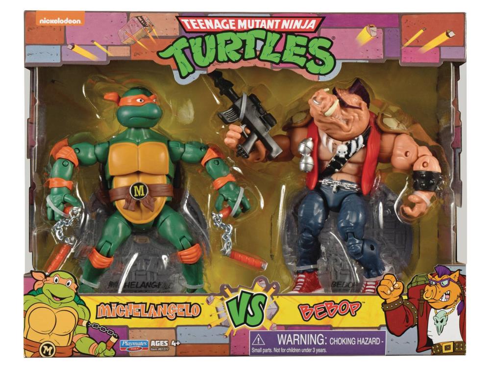 Teenage Mutant Ninja Turtles: Michelangelo vs Bebop 2-Pack