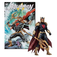 Load image into Gallery viewer, Page Punchers 7&quot; Scale Figure w/ Comic - DC - Aquaman - Ocean Master w/ Comic Maple and Mangoes
