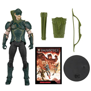 Page Punchers 7" Scale Figure w/ Comic - DC - W03 - Injustice 2 - Green Arrow w/ Comic Maple and Mangoes
