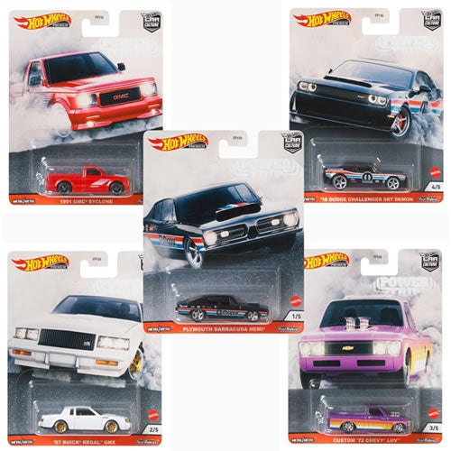 Hot Wheels - Car Culture - 2020 Power Trip Set of 5 Maple and Mangoes