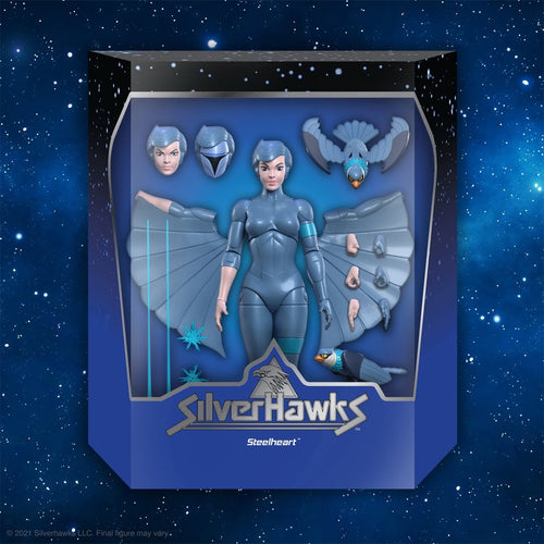 SilverHawks Ultimates Steelheart 7-Inch Action Figure  Maple and Mangoes