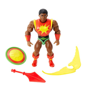 Masters of the Universe Origins Sun Man Action Figure Maple and Mangoes