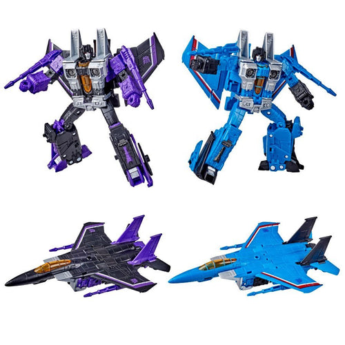 Transformers Generations War for Cybertron Earthrise Voyager Skywarp and Thundercracker Maple and Mangoes