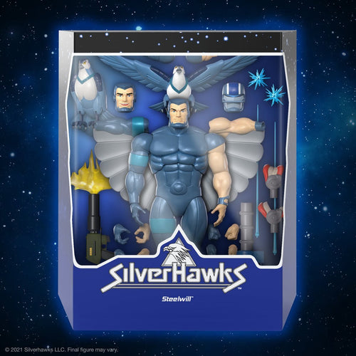 SilverHawks Ultimates Steelwill 7-Inch Action Figure Maple and Mangoes