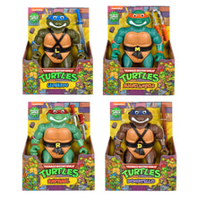 Load image into Gallery viewer, Playmates Teenage Mutant Ninja Turtles 12&quot; Giant Sized Turtle Action Figures Set of 4
