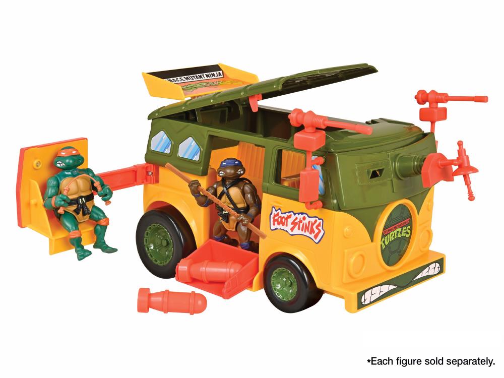 Teenage Mutant Ninja Turtles Classic Original Party Wagon Vehicle Maple and Mangoes