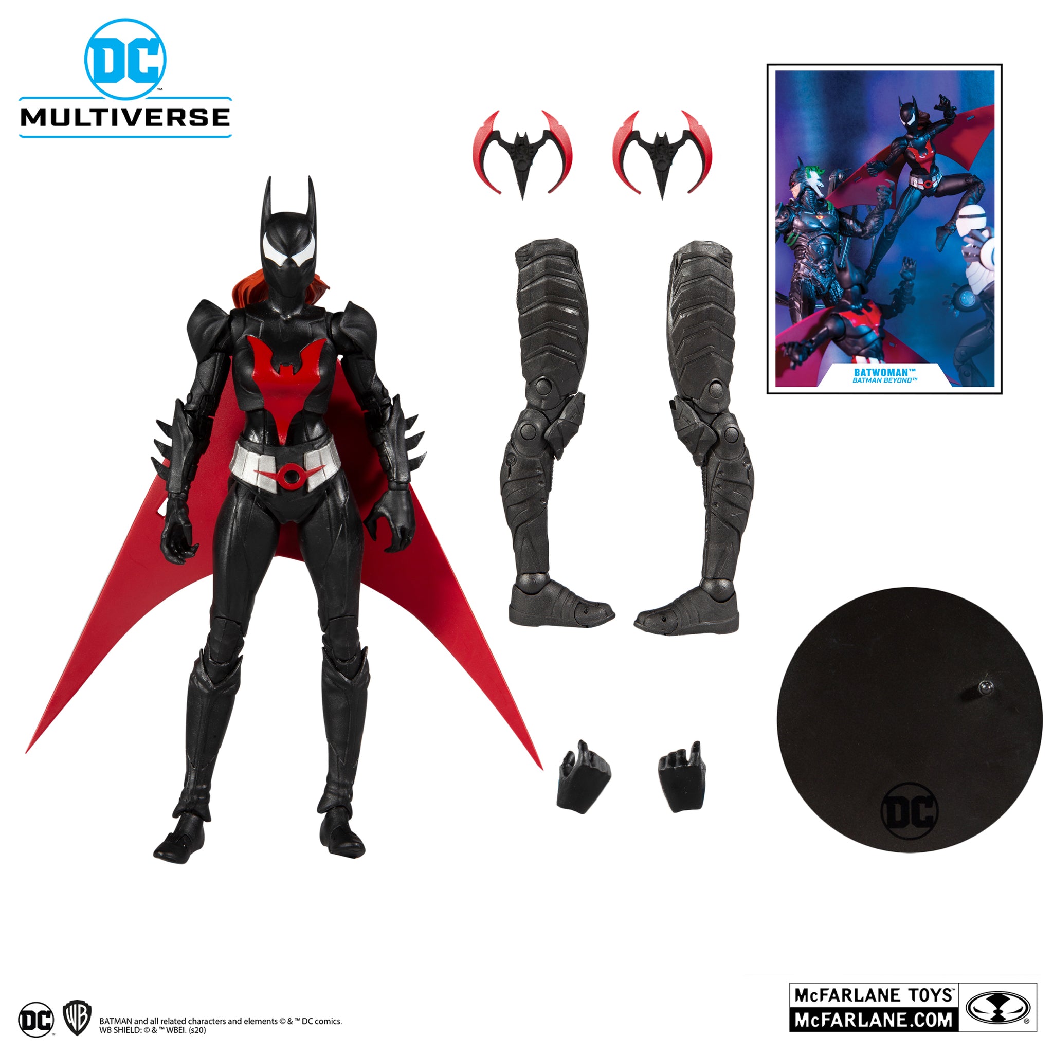 DC Multiverse Batman Beyond BatWoman BAF (Joker Bot) Batman Future