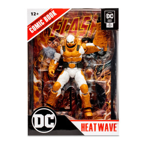 The Flash Heatwave Page Punchers 7-Inch Scale Action Figure with The Flash Comic Book Maple and Mangoes