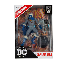 Load image into Gallery viewer, The Flash Captain Cold Page Punchers 7-Inch Scale Action Figure with The Flash Comic Book Maple and Mangoes
