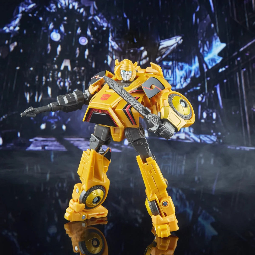  Transformers Studio Series Deluxe 01 Transformers: War for Cybertron Gamer Edition Bumblebee Maple and Mangoes