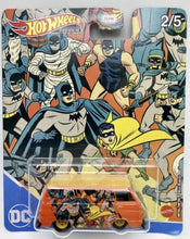 Load image into Gallery viewer, Hot Wheels Pop Culture 2022 Batman Mix 2 Vehicles Set of 5 Maple and Mangoes
