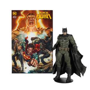 Black Adam Batman Page Punchers 7-Inch Scale Action Figure with Black Adam Comic Book Maple and Mangoes