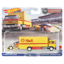 Load image into Gallery viewer, Hot Wheels Team Transport 2022 Fleet Street with Porsche 911 GT3RS
