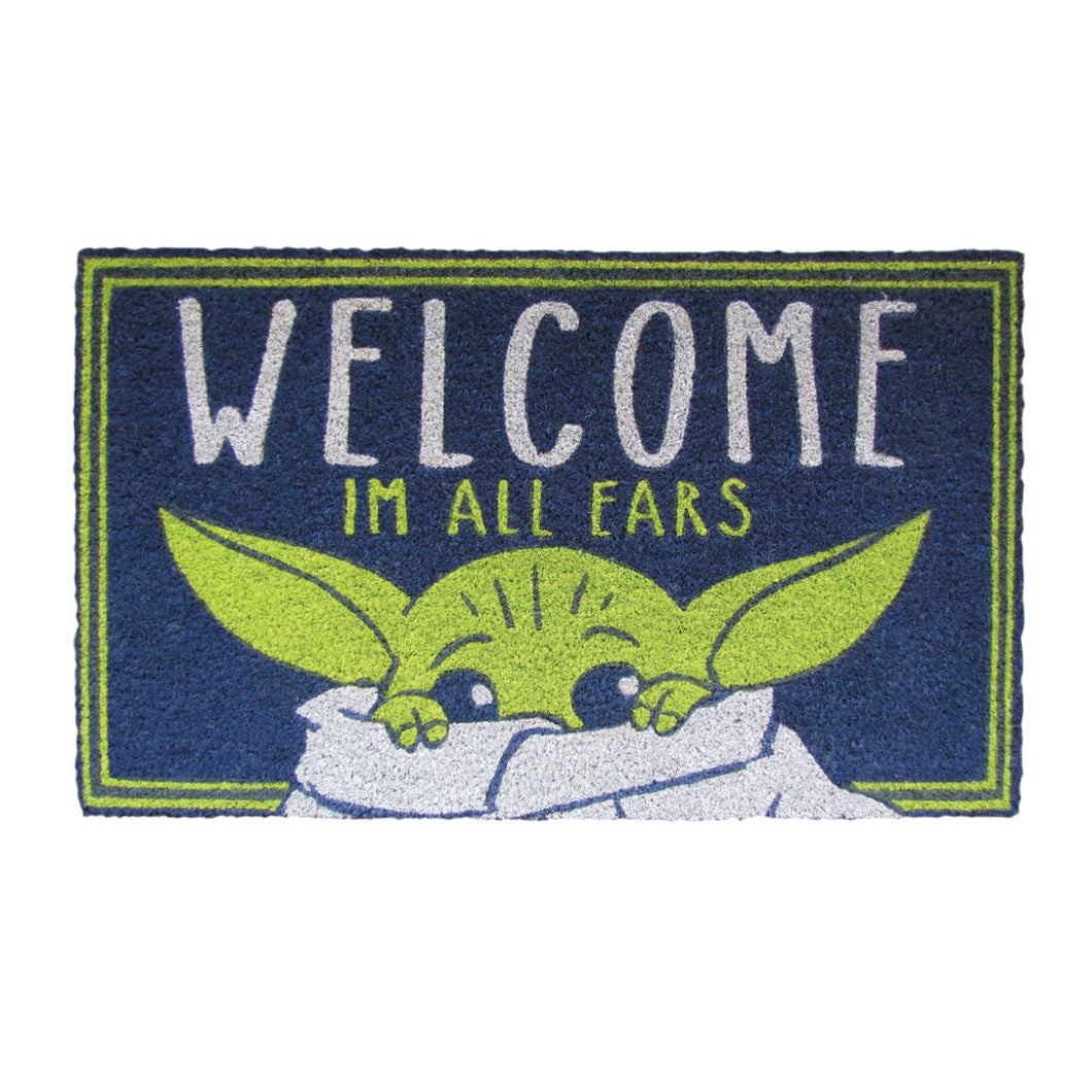 The Mandalorian The Child Welcome I'm All Ears Licensed Doormat