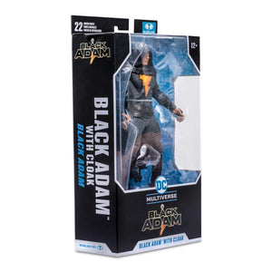 DC Black Adam Movie Black Adam with Cloak 7-Inch Scale Action Figure Maple and Mangoes