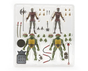 Teenage Mutant Ninja Turtles BST AXN PX Previews Exclusive Classic Comic Four-Pack (Set 1) Maple and Mangoes