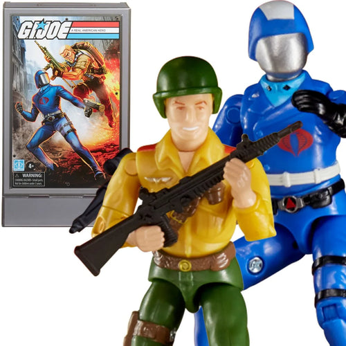 G.I. Joe Retro Collection Duke vs. Cobra Commander 3 3/4-Inch Action Figures Exclusive Maple and Mangoes
