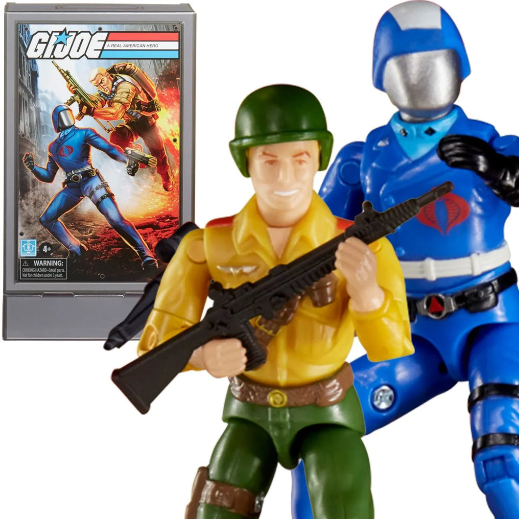 G.I. Joe Retro Collection Duke vs. Cobra Commander 3 3/4-Inch Action Figures Exclusive Maple and Mangoes