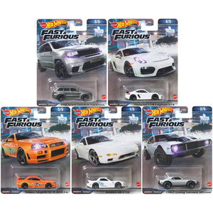 Hot Wheels Fast and Furious 2023 Mix 1 Vehicles Case of 5