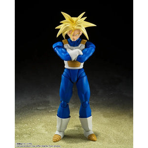 Dragon Ball Z Super Saiyan Trunks Infinte Latent Super Power S.H.Figuarts Action Figure Maple and Mangoes