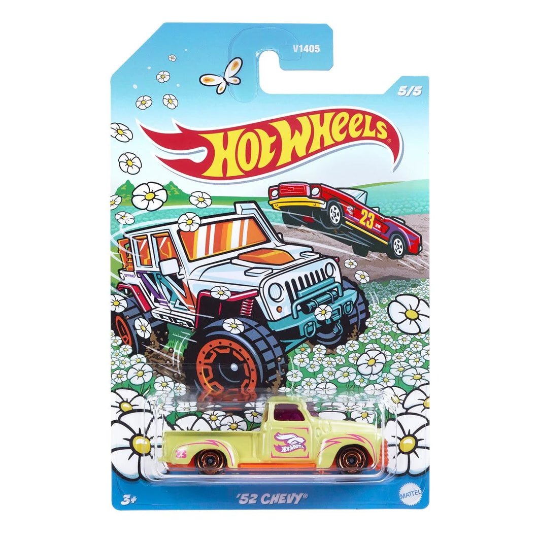 Hot Wheels Spring 2023 Mix Vehicle '52 Chevy  Maple and Mangoes