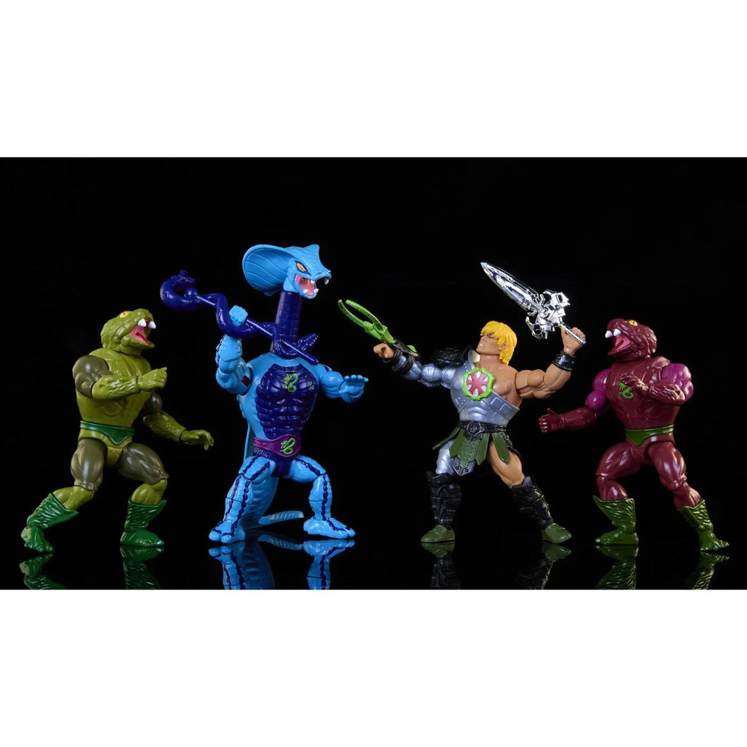 Masters of the Universe Origins Snake Men Action Figure 4-Pack - Exclusive Maple and Mangoes