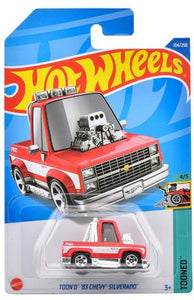 Hot Wheels Basic Car TOON'D '83 Chevy Silverado (HHF50) Maple and Mangoes