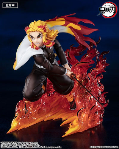 Demon Slayer: Kimetsu no Yaiba Kyojuro Rengoku Flame Hashira FiguartsZERO Statue Maple and Mangoes