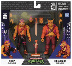 Teenage Mutant Ninja Turtles Arcade Bebop and Rocksteady Action Figure 2-Pack San Diego Comic-Con 2022 PX Exclusive