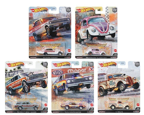 HOT WHEELS 2022 CAR CULTURE DRAG STRIP Set of 5 Maple and Mangoes