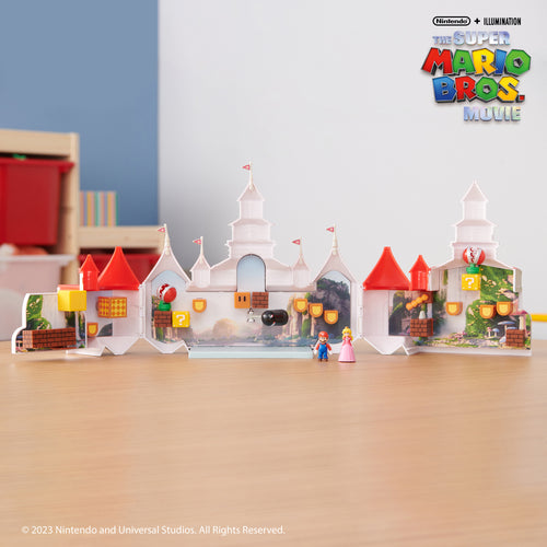 The Super Mario Bros. Movie: TSM-13 DX Playset Peach Castle Maple and Mangoes