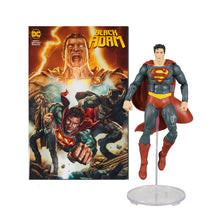 Load image into Gallery viewer, Black Adam Superman Page Punchers 7-Inch Scale Action Figure with Black Adam Comic Book Maple and Mangoes
