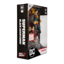 Load image into Gallery viewer, Black Adam Superman Page Punchers 7-Inch Scale Action Figure with Black Adam Comic Book Maple and Mangoes
