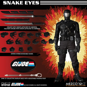  Mezco ONE:12 COLLECTIVE G.I. Joe: Snake Eyes - Deluxe Edition Maple and Mangoes