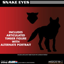 Load image into Gallery viewer,  Mezco ONE:12 COLLECTIVE G.I. Joe: Snake Eyes - Deluxe Edition Maple and Mangoes
